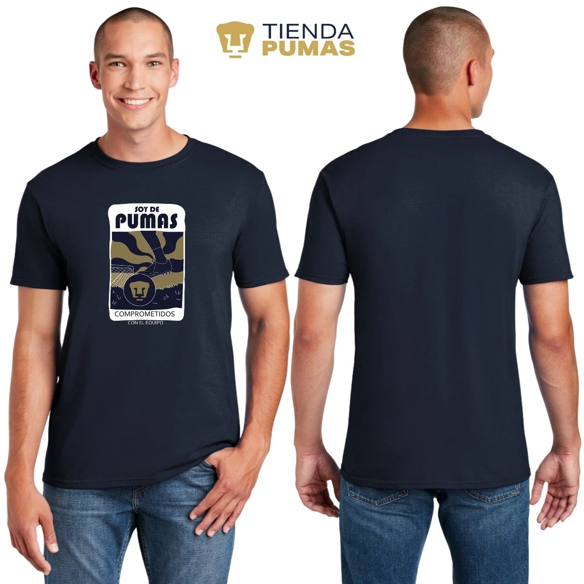 Playera Hombre Pumas UNAM Comprometidos