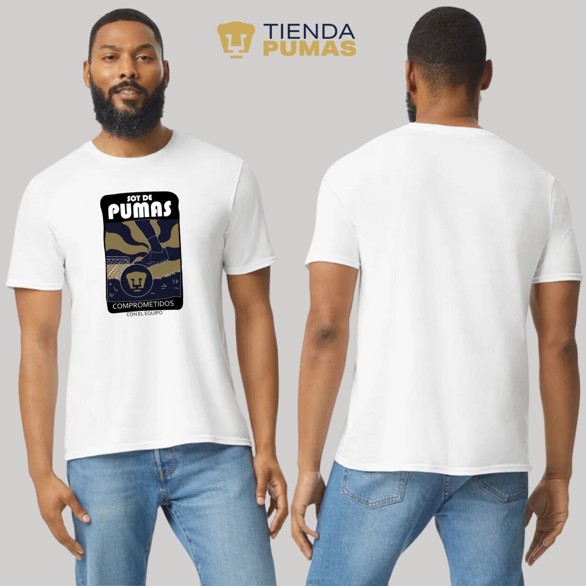 Playera Deportiva Hombre Pumas UNAM Comprometidos