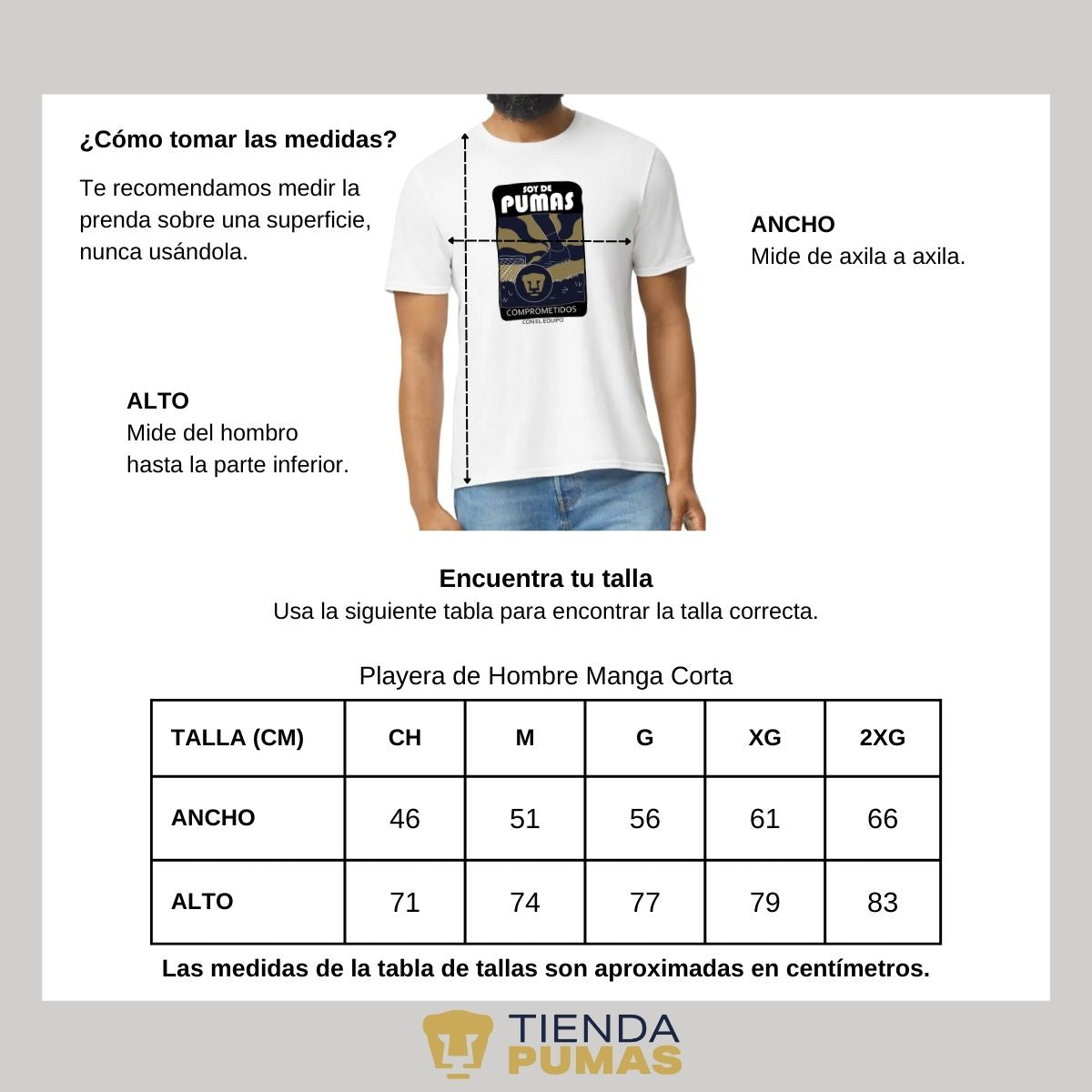 Playera Deportiva Hombre Pumas UNAM Comprometidos