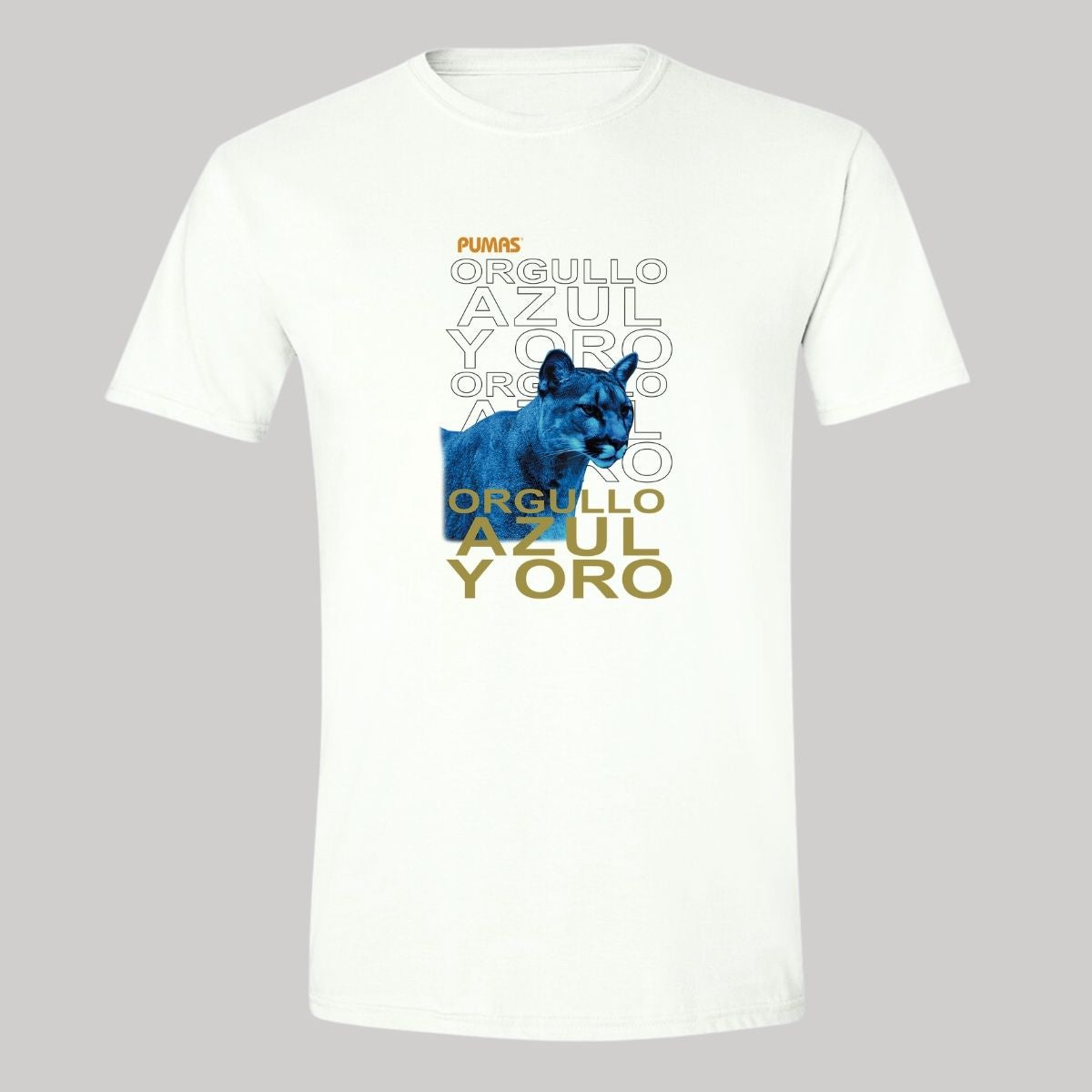 Playera Hombre Pumas UNAM Orgullo Azul y Oro