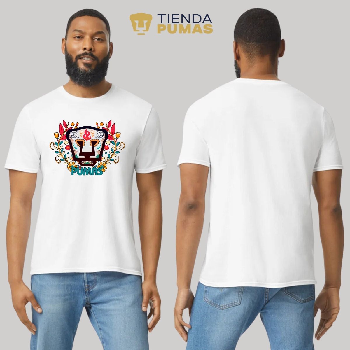 Playera Pumas UNAM Hombre Día De Muertos