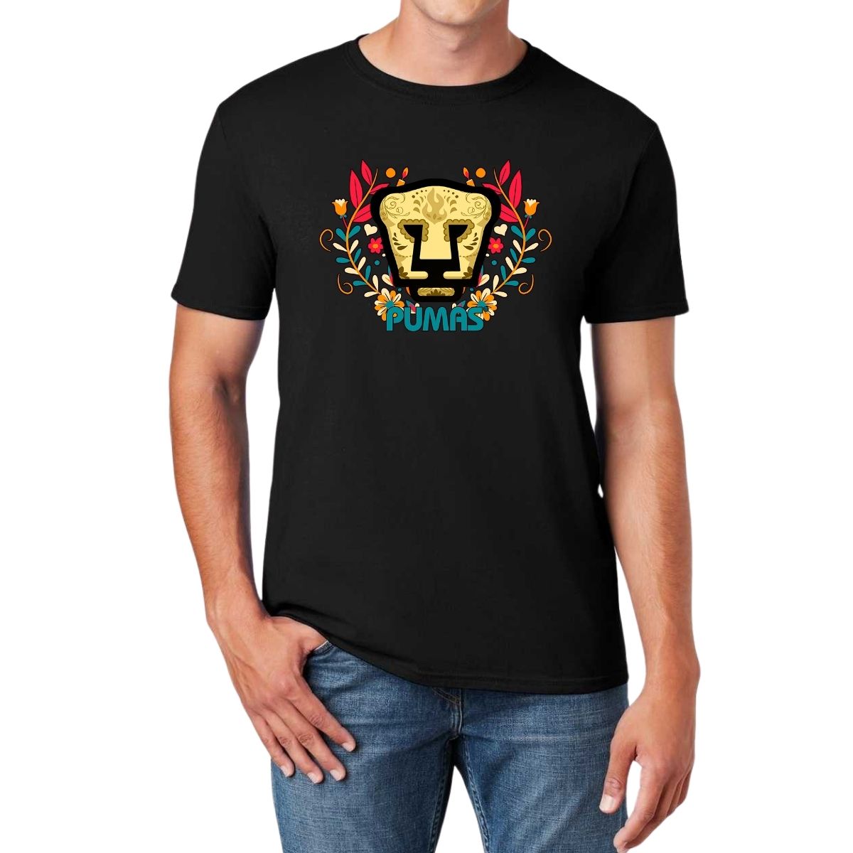 Playera Pumas UNAM Hombre Día De Muertos