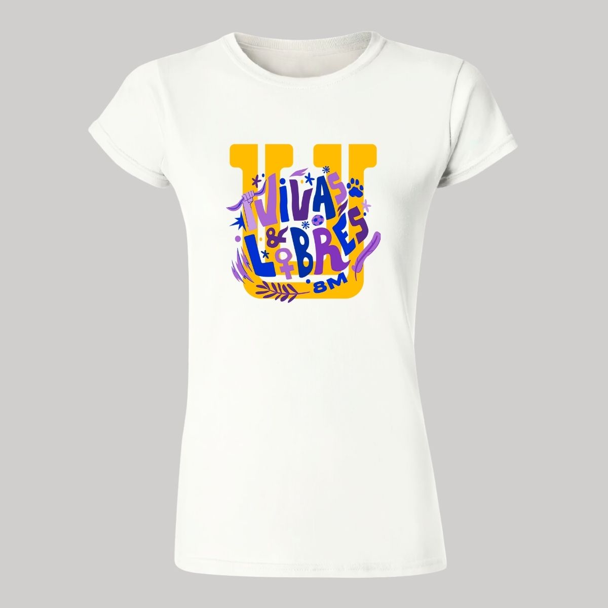 Playera Mujer Tigres UANL Vivas y Libres