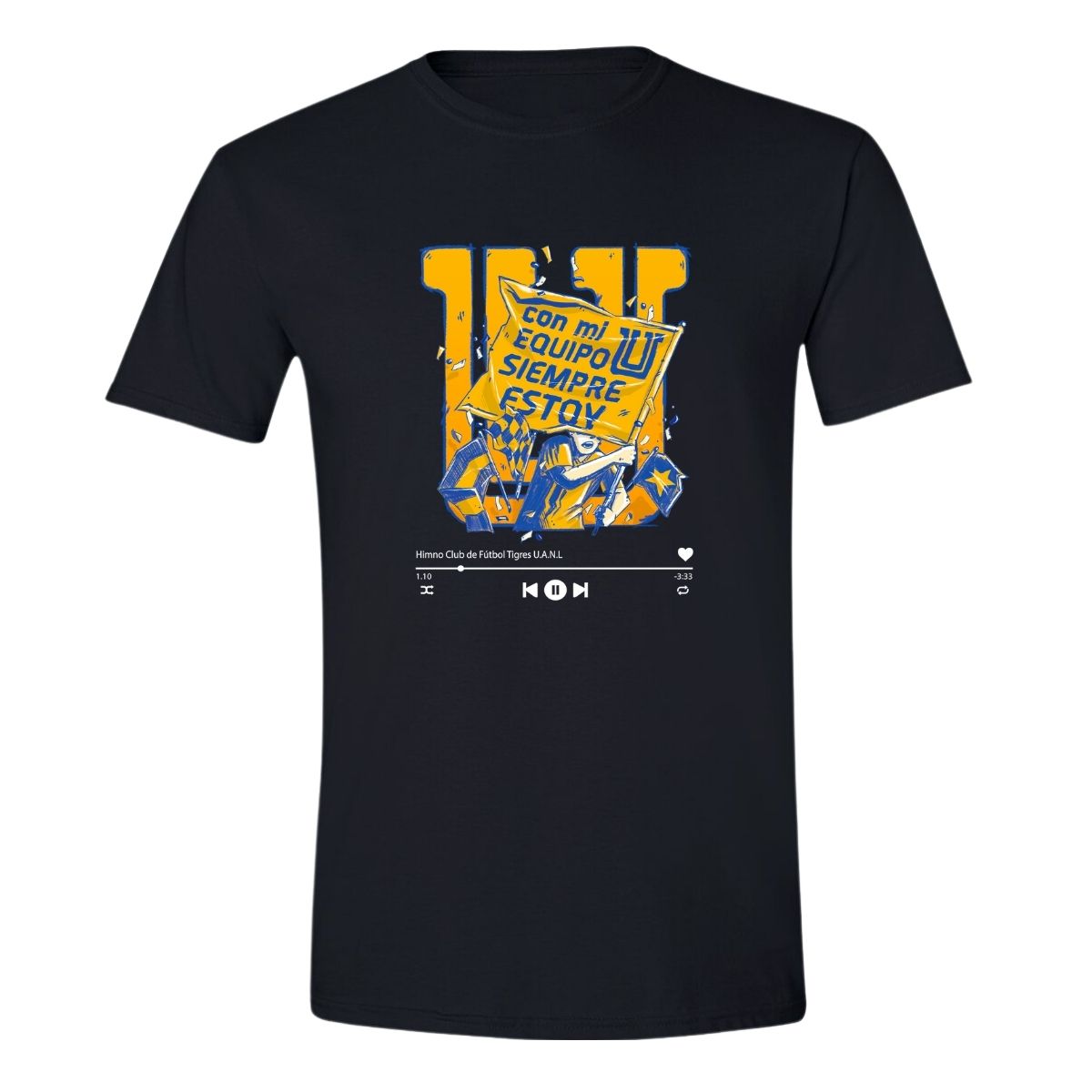 Playera Hombre Tigres UANL Con mi Equipo