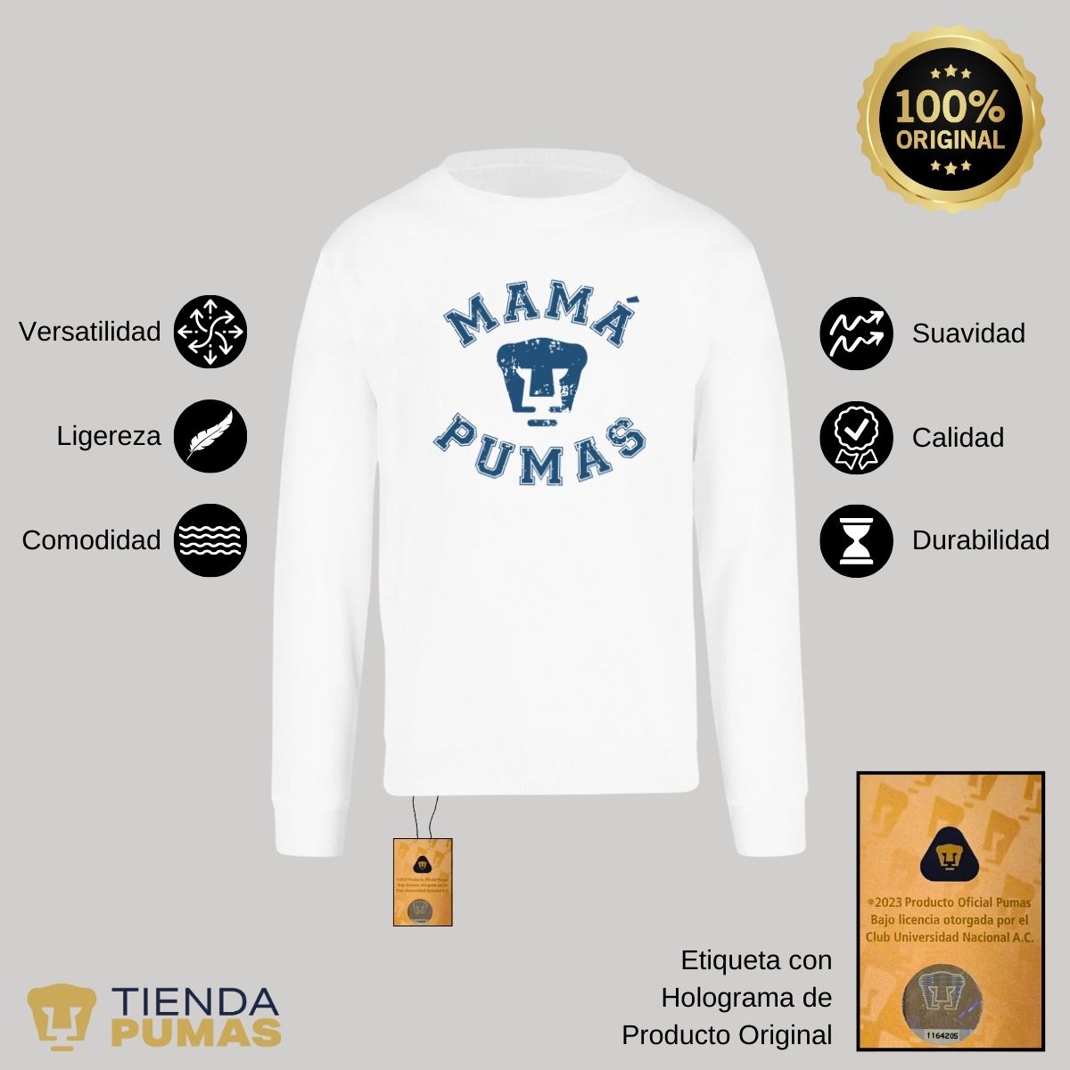 Sudadera Unisex Mamá Pumas