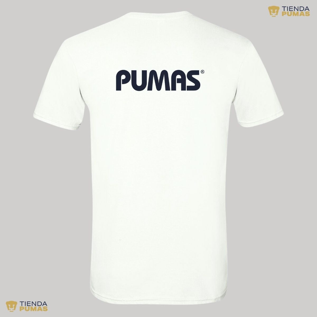 Playera Hombre Pumas Logo Azul