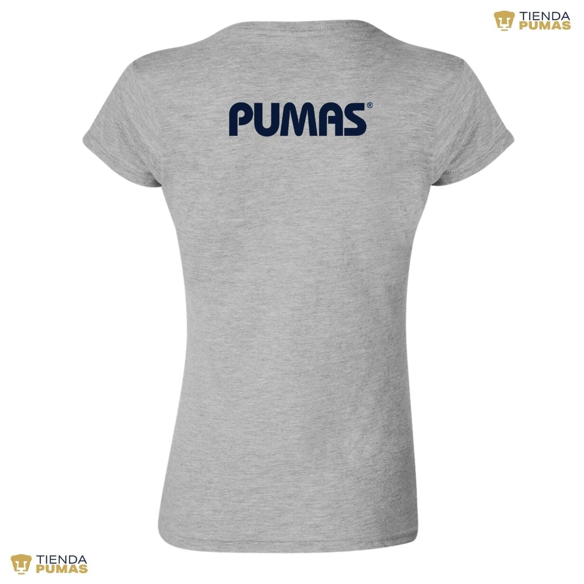 Playera Mujer Pumas Logo Azul