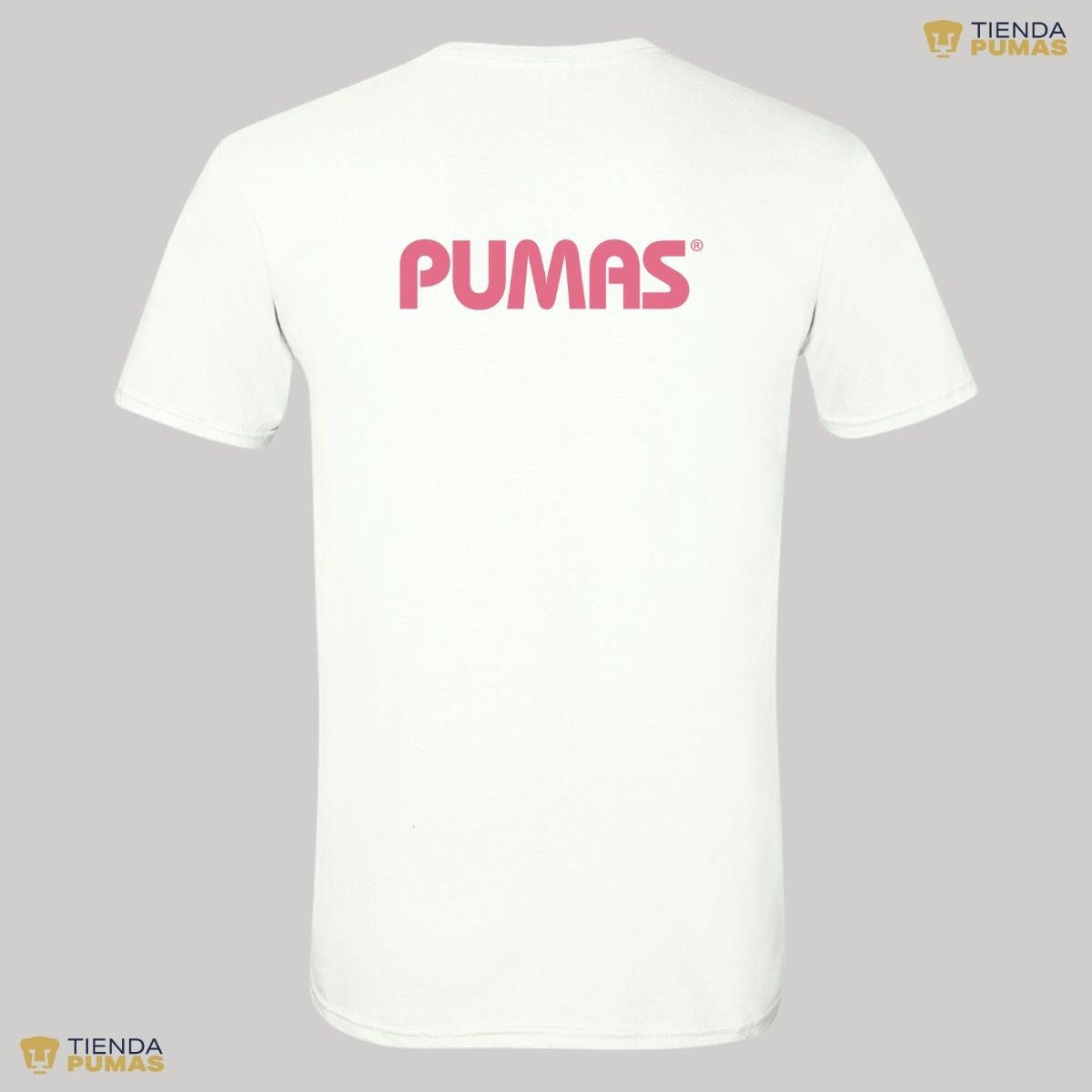 Playera Hombre Pumas UNAM Logo Rosa