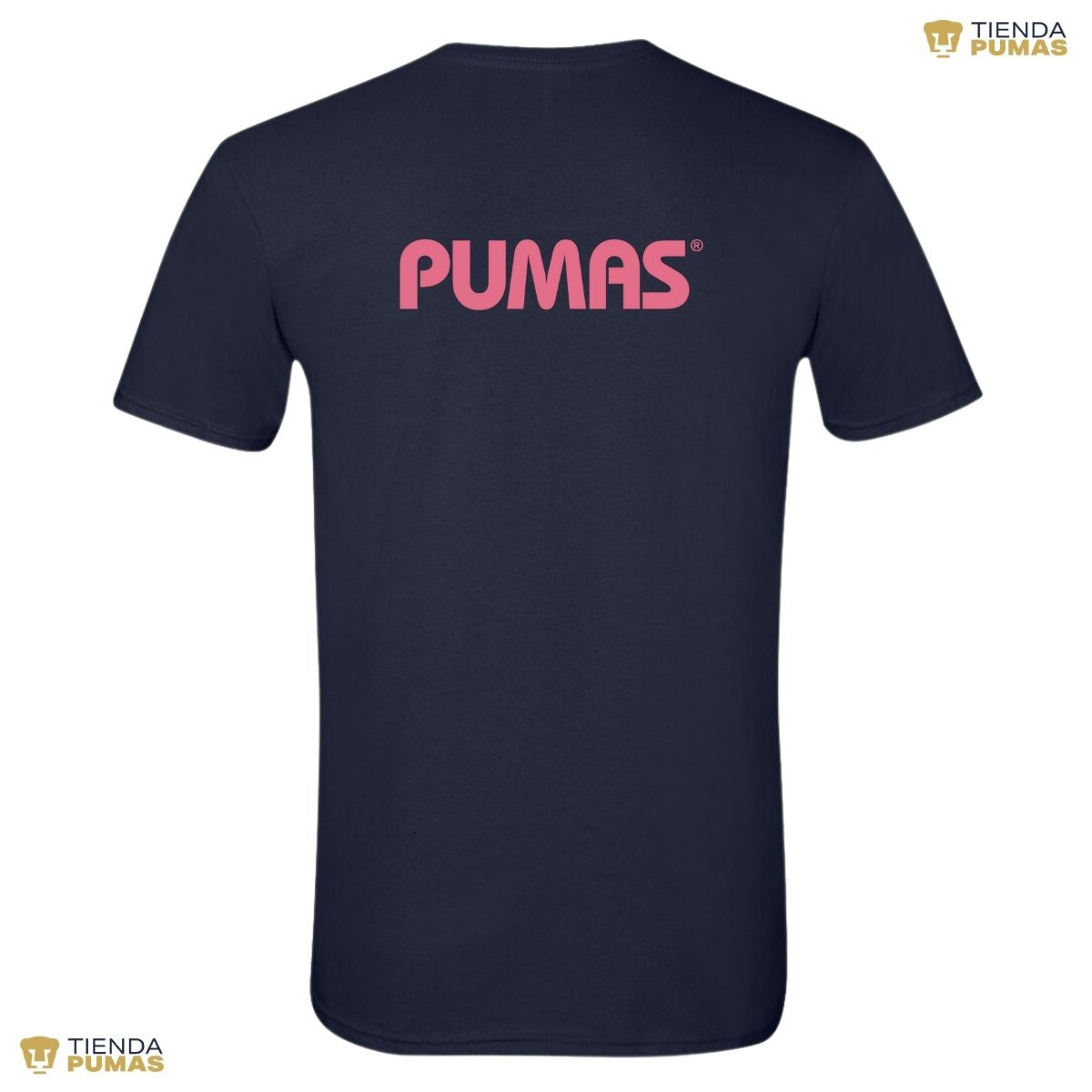 Playera Hombre Pumas UNAM Logo Rosa