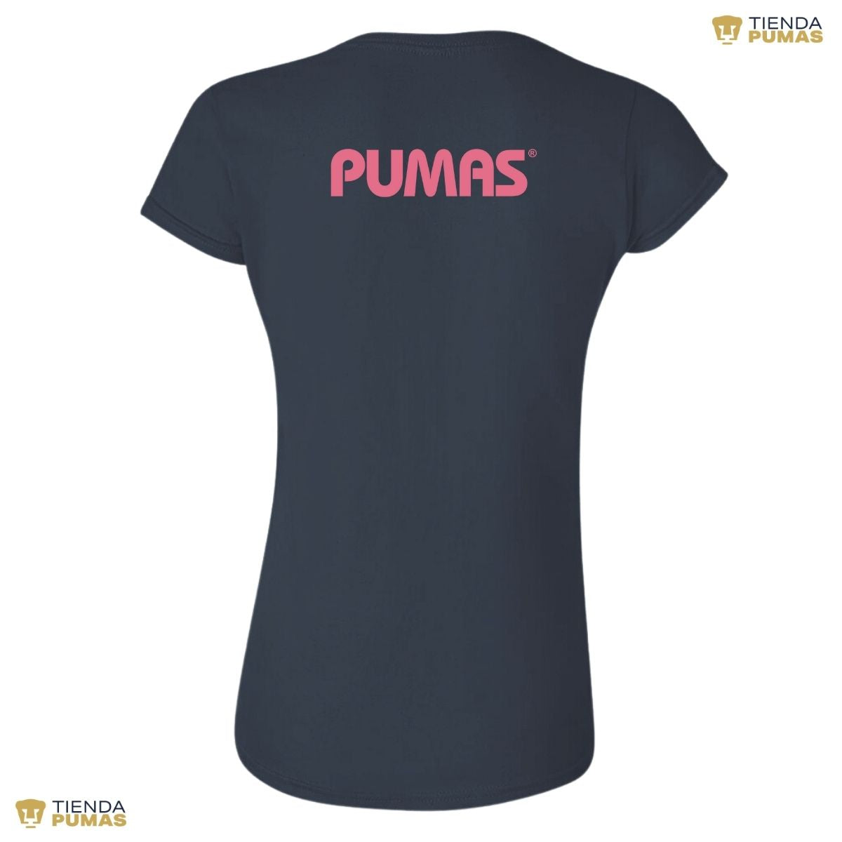 Playera Mujer Pumas Logo Rosa