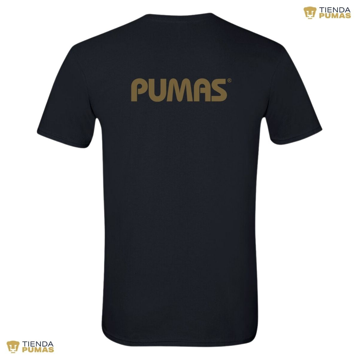 Playera Hombre Pumas Logo Dorado