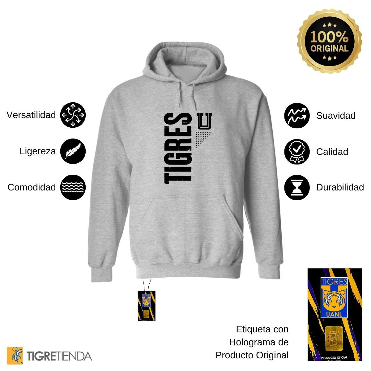 Sudadera Mujer Hoodie  Tigres UANL U Tigres