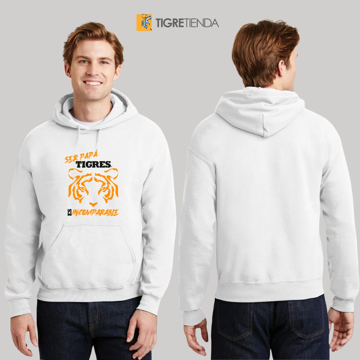 Sudadera Hombre Hoodies  Tigres UANL Papá incomparable