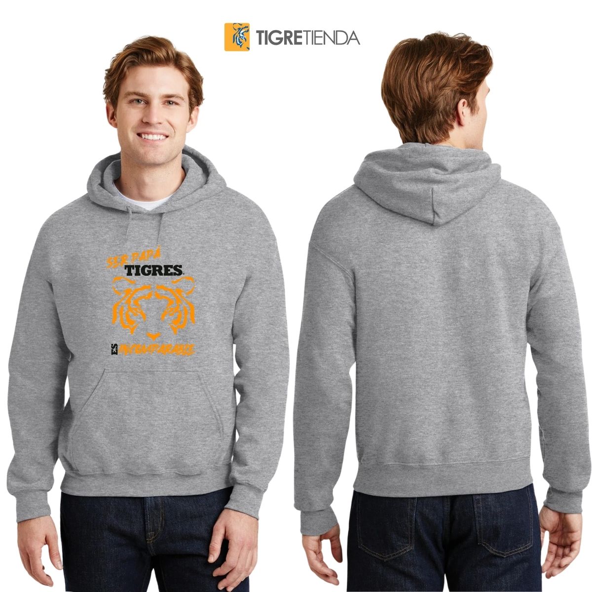 Sudadera Hombre Hoodies  Tigres UANL Papá incomparable