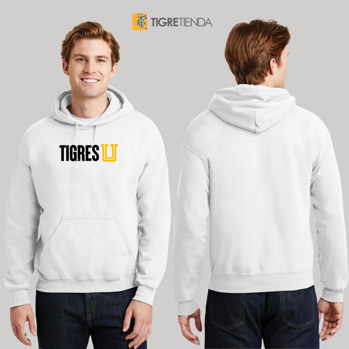 Sudadera Hombre Hoodies  Tigres UANL U