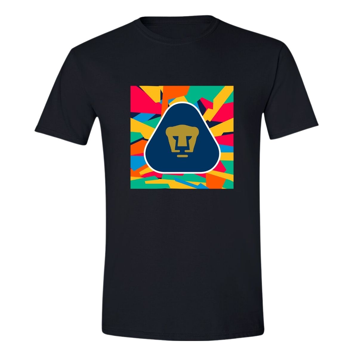 Playera Deportiva Hombre Pumas UNAM Logo Multicolor