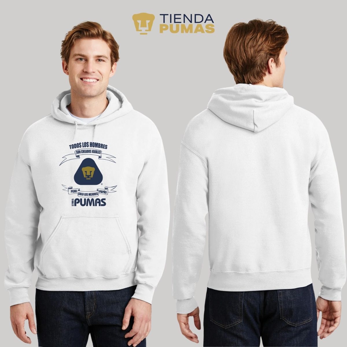 Sudadera Hombre Hoodie Pumas UNAM El mejor Papá