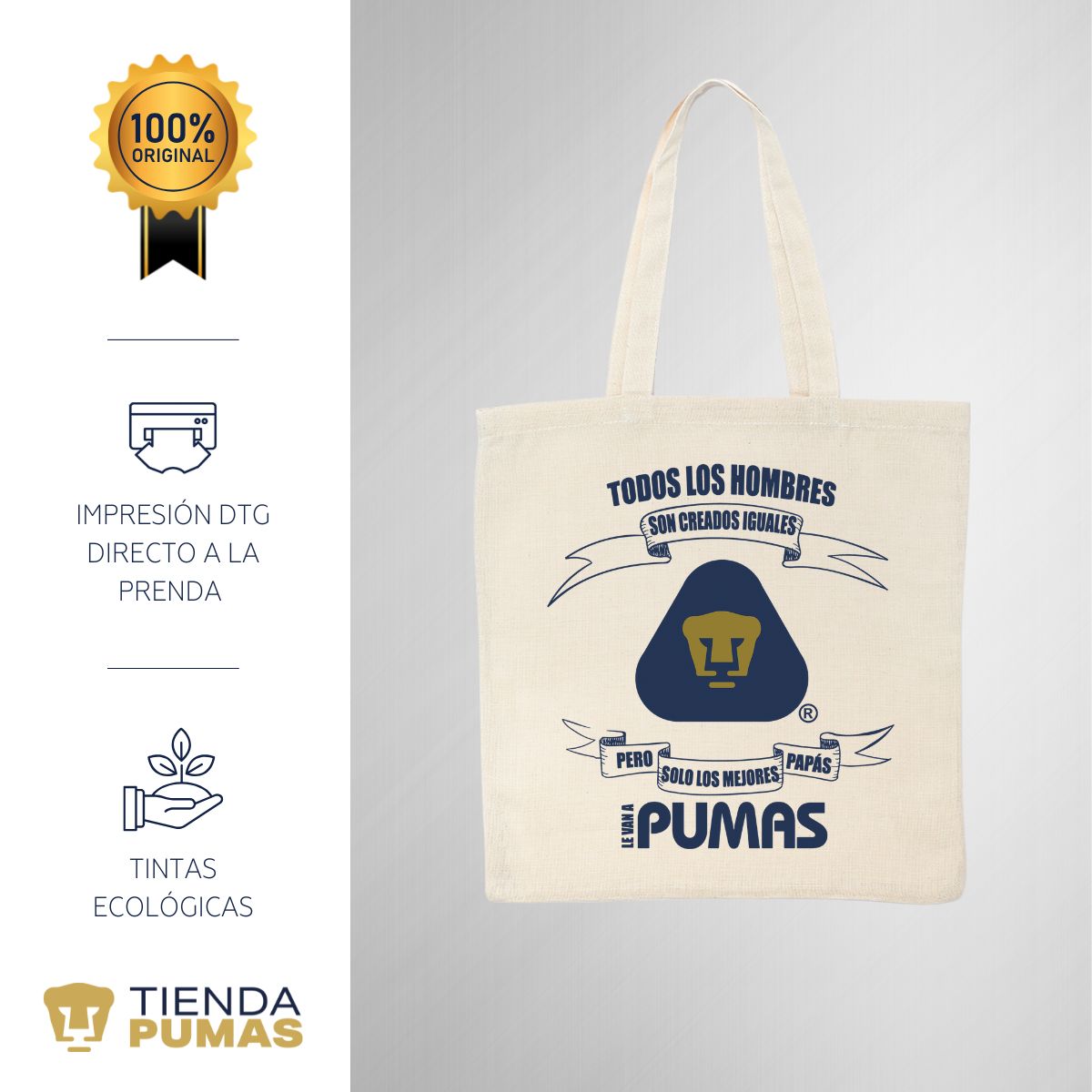 Bolsa Tote Pumas El mejor Papá