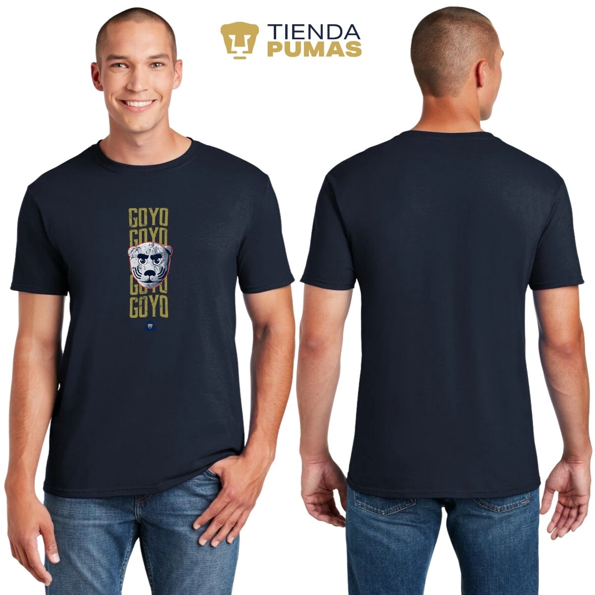 Playera Deportiva Hombre Pumas UNAM Goyo Goyo