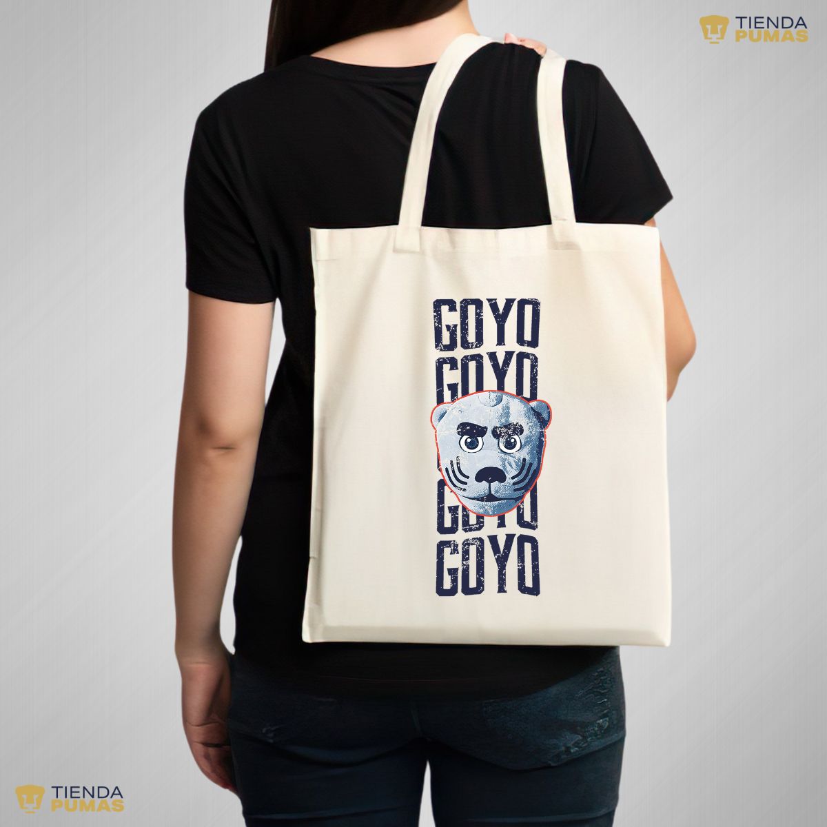 Bolsa Tote Pumas UNAM Goyo Goyo