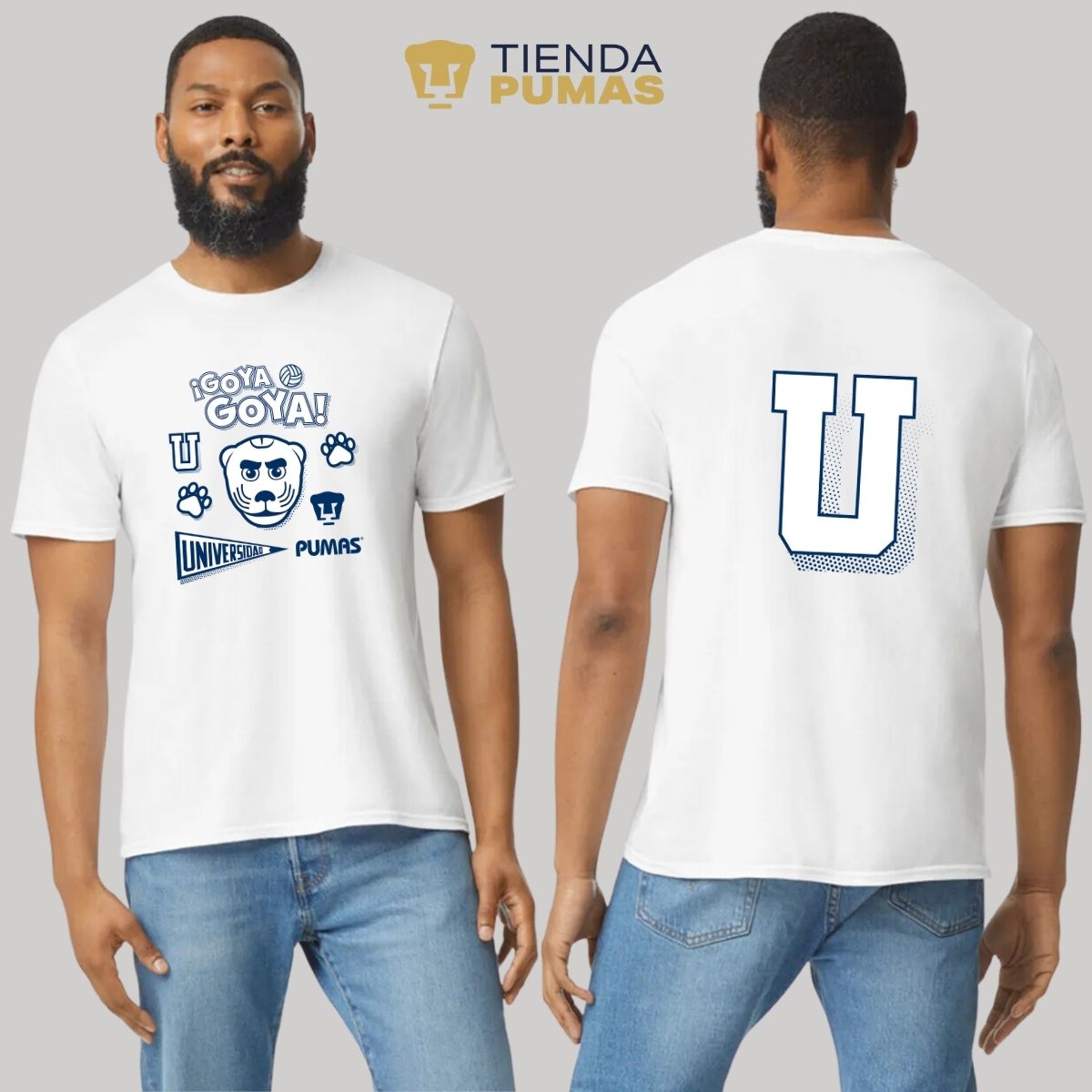 Playera Hombre Pumas UNAM Goyo Universidad Goya