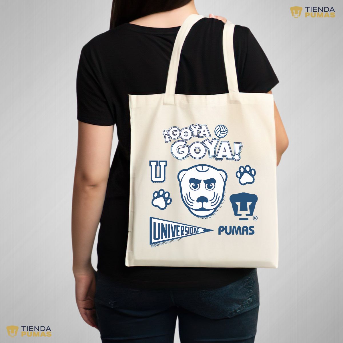 Bolsa Tote Pumas UNAM Goyo Universidad