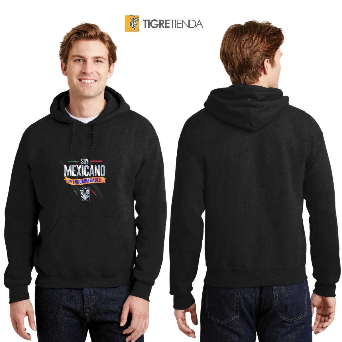 Sudadera Hombre Hoodies  Tigres UANL Soy mexicano