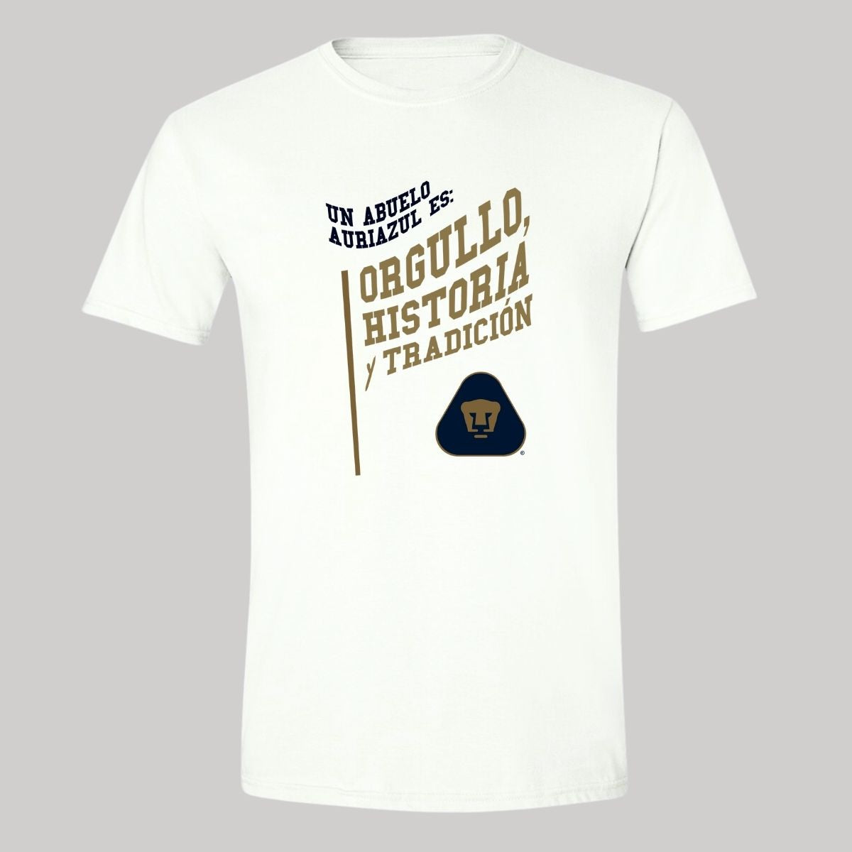 Playera Deportiva Hombre Pumas UNAM Abuelo Auriazul