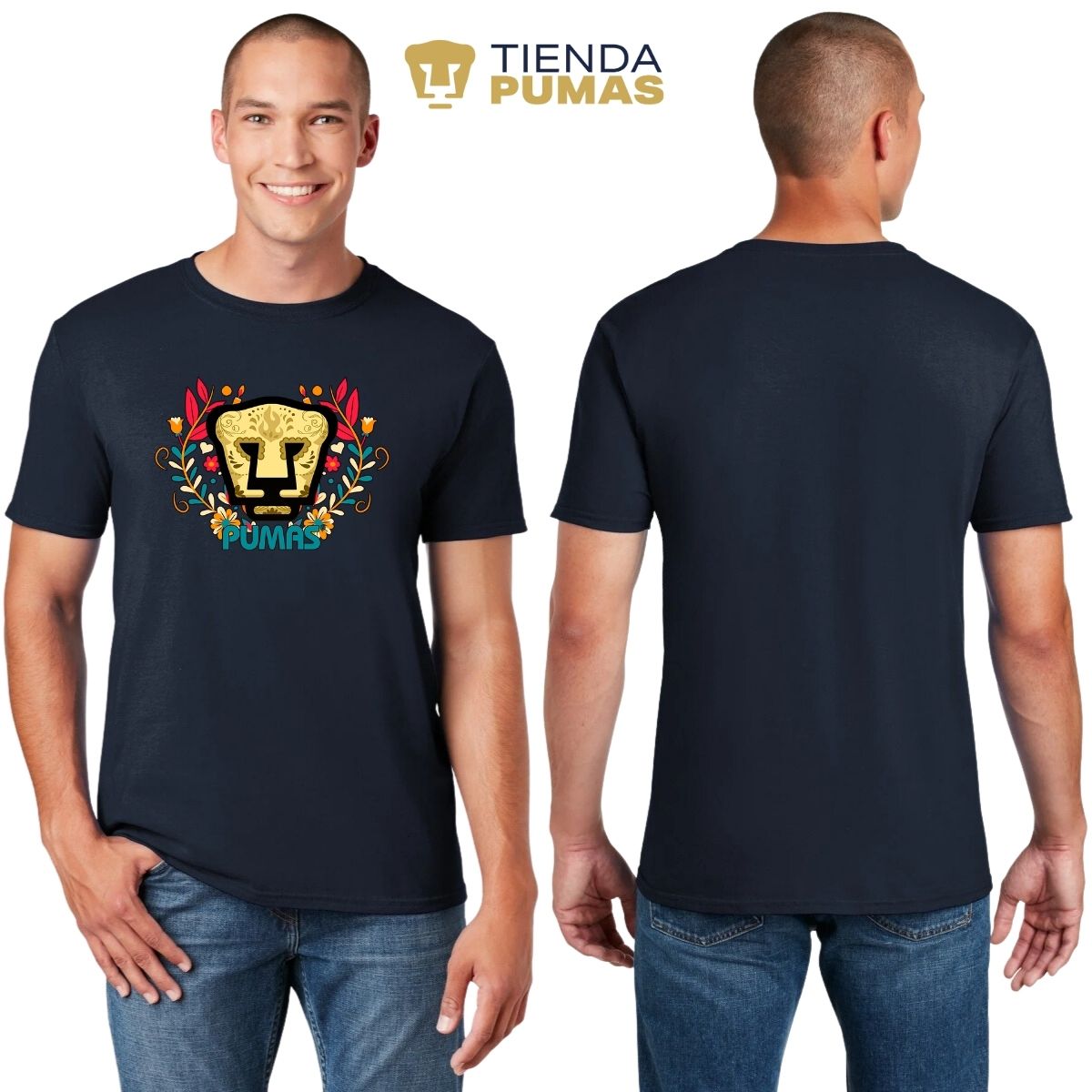 Playera Pumas UNAM Hombre Día De Muertos