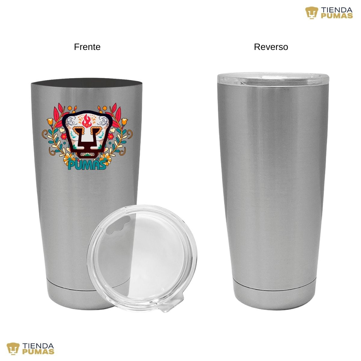 Termo 20 Oz Pumas UNAM Día de Muertos