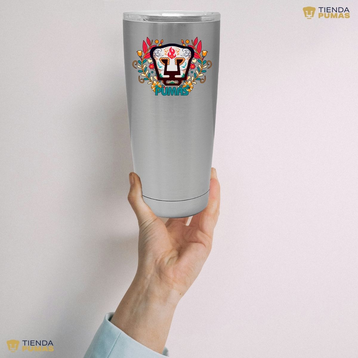 Termo 20 Oz Pumas UNAM Día de Muertos