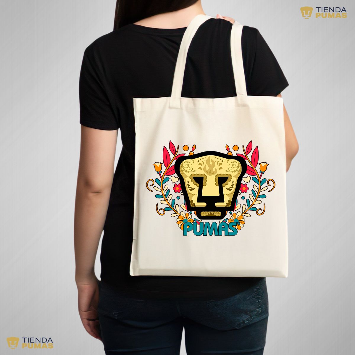Bolsa Tote Pumas UNAM Día de Muertos OD76661