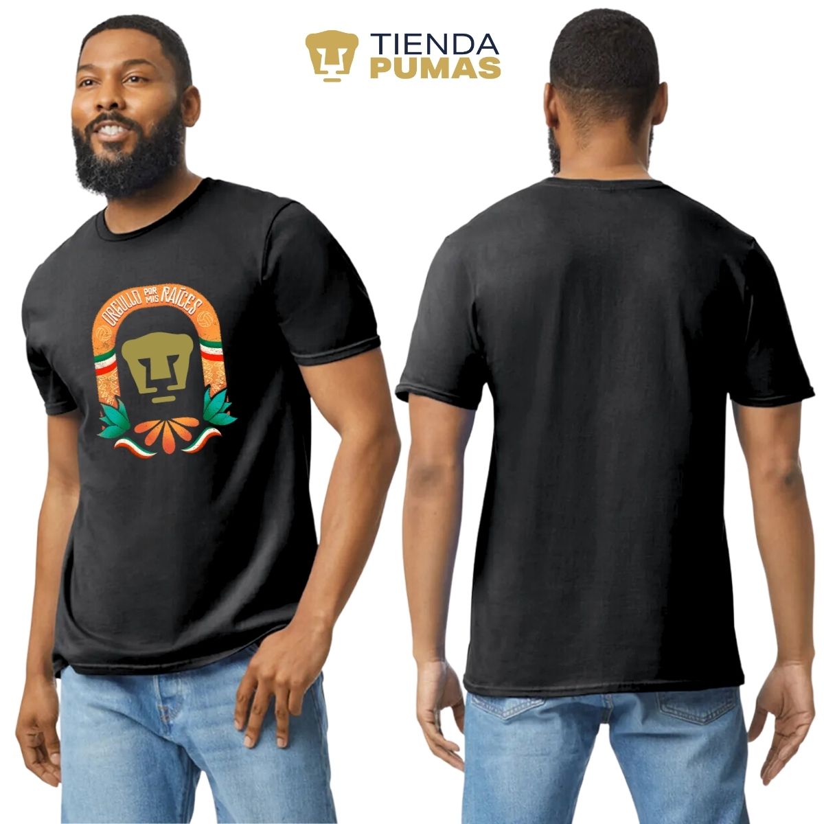 Playera Deportiva Hombre Pumas UNAM Orgullo por mis raíces