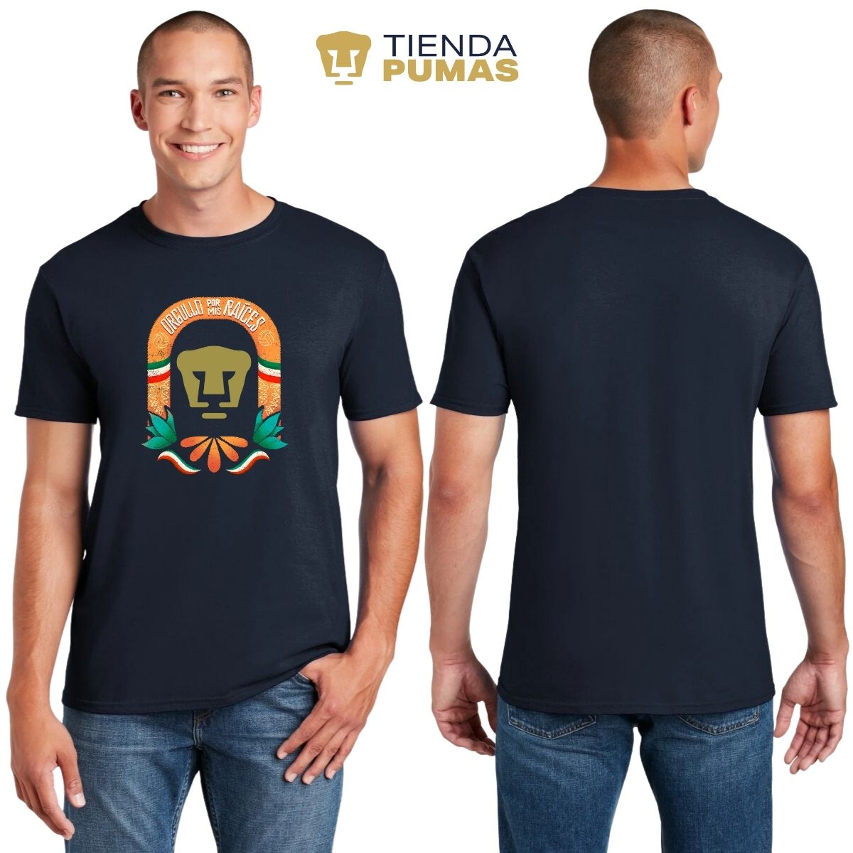 Playera Hombre Pumas UNAM Orgullo por mis raíces