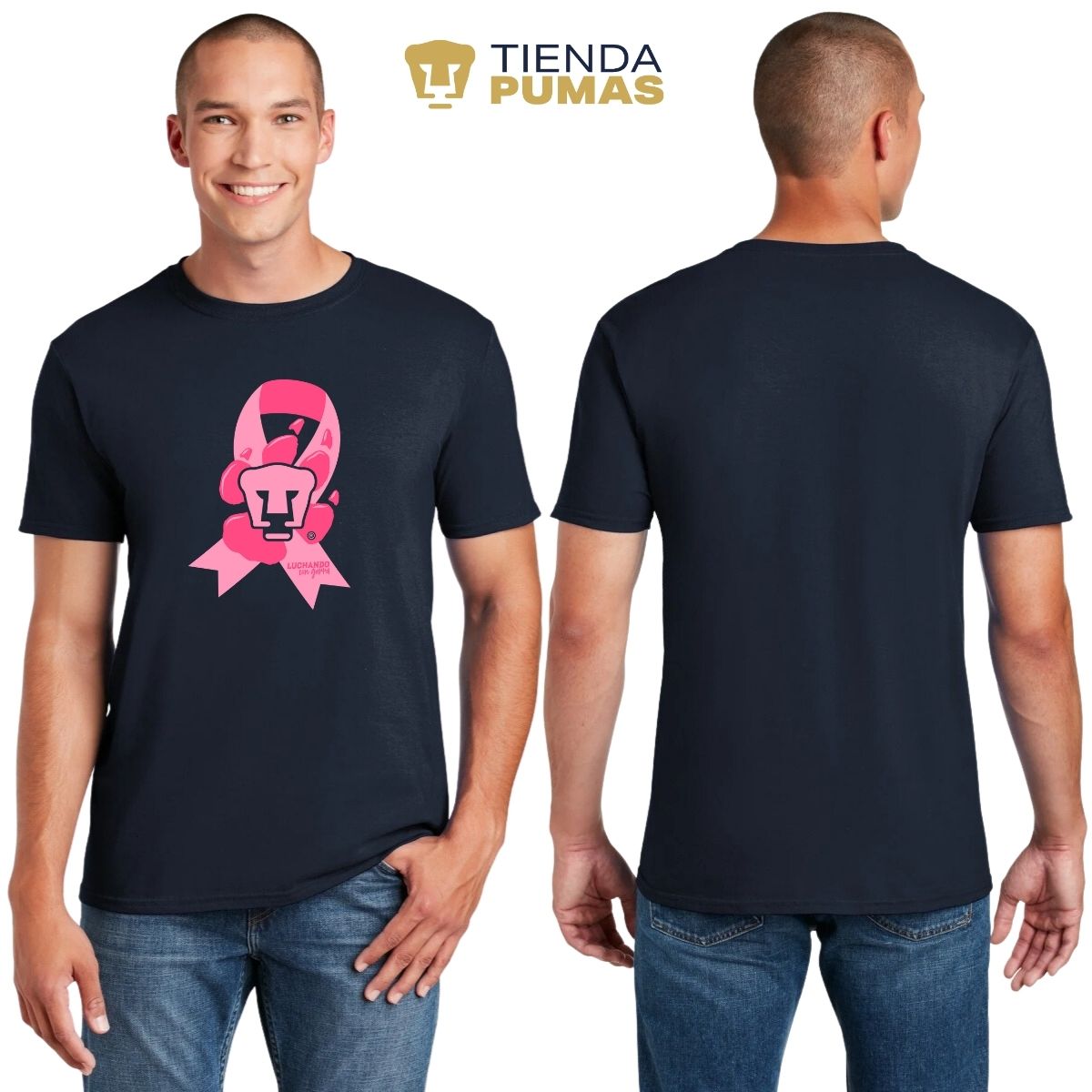 Playera Deportiva Hombre Pumas UNAM Luchando con garra