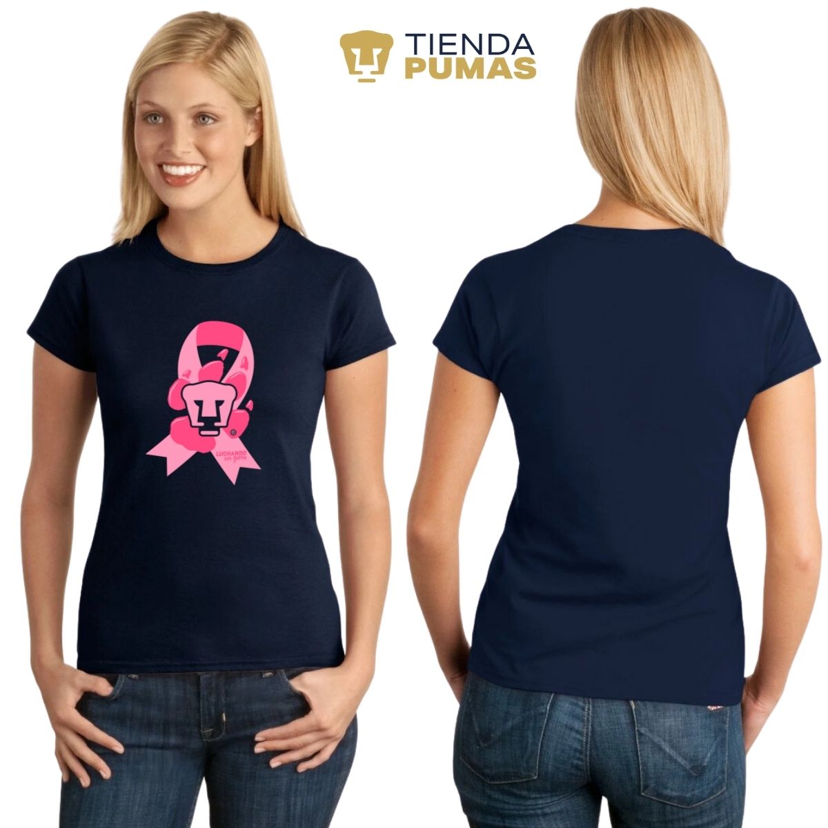 Playera Mujer Pumas UNAM Luchando con garra