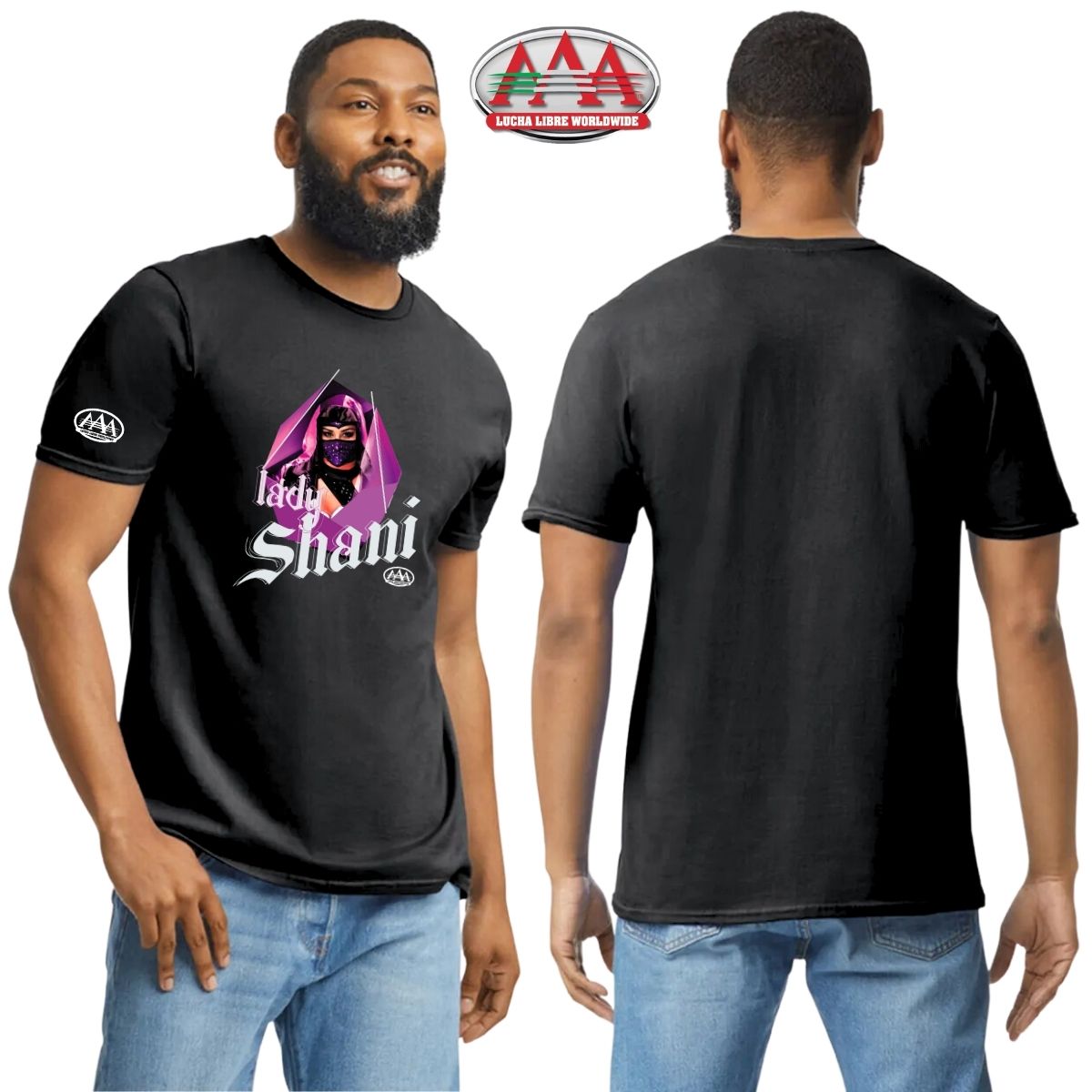 Playera Deportiva Hombre Lucha Libre AAA Lady Shani