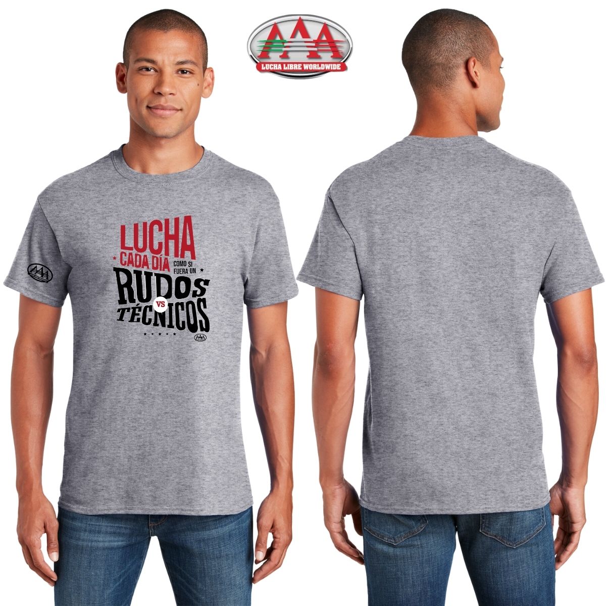 Jersey Playera Lucha Libre AAA Hombre Lucha cada día