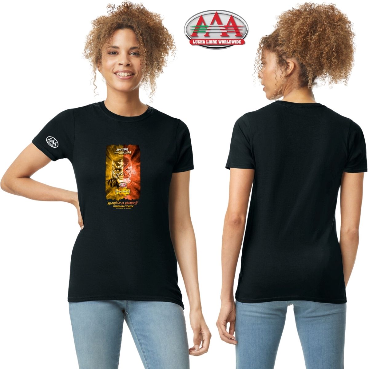 Jersey Playera Lucha Libre AAA Mujer Pentagón Jr Villano IV