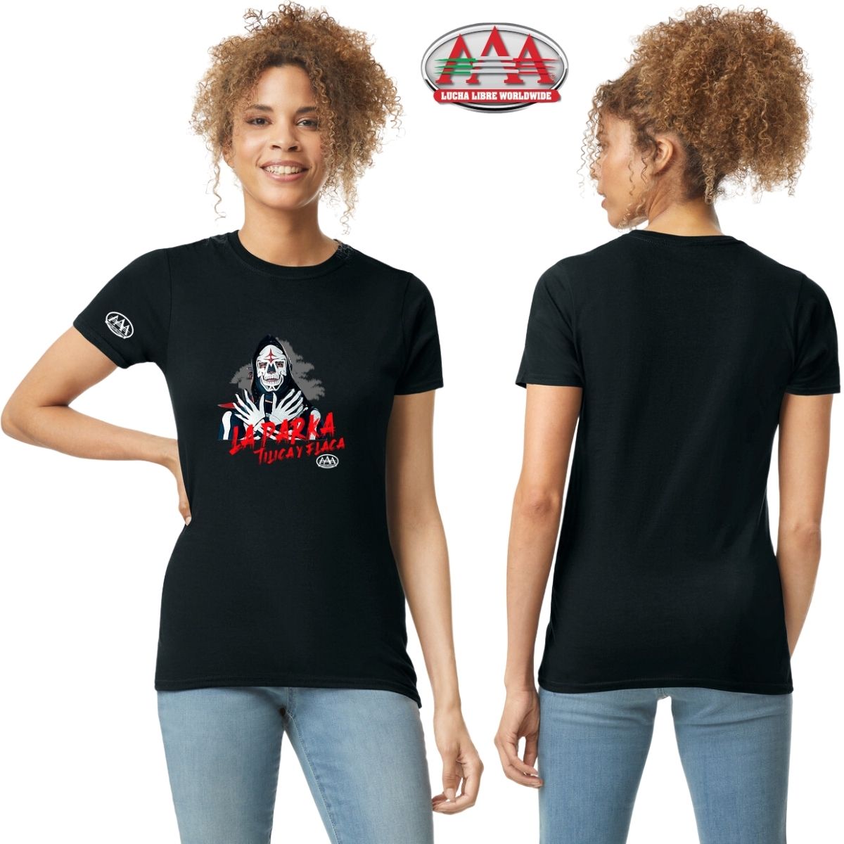 Playera Mujer Lucha Libre AAA Parka Tilica Flaca