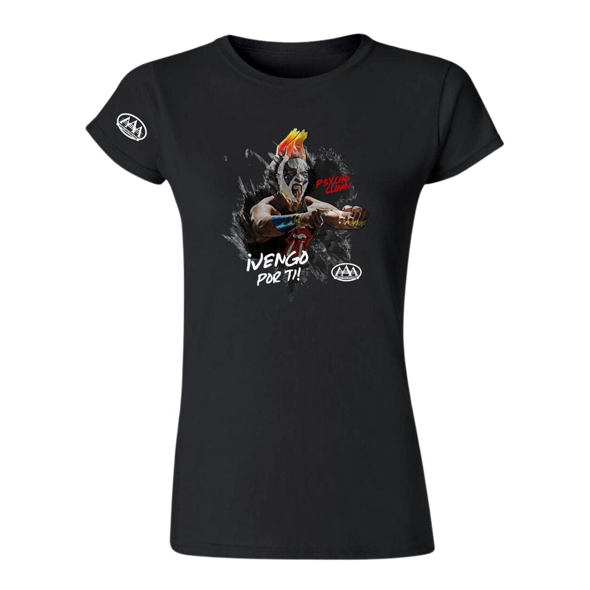 Jersey Playera Lucha Libre AAA Mujer Psycho Clown Vengo