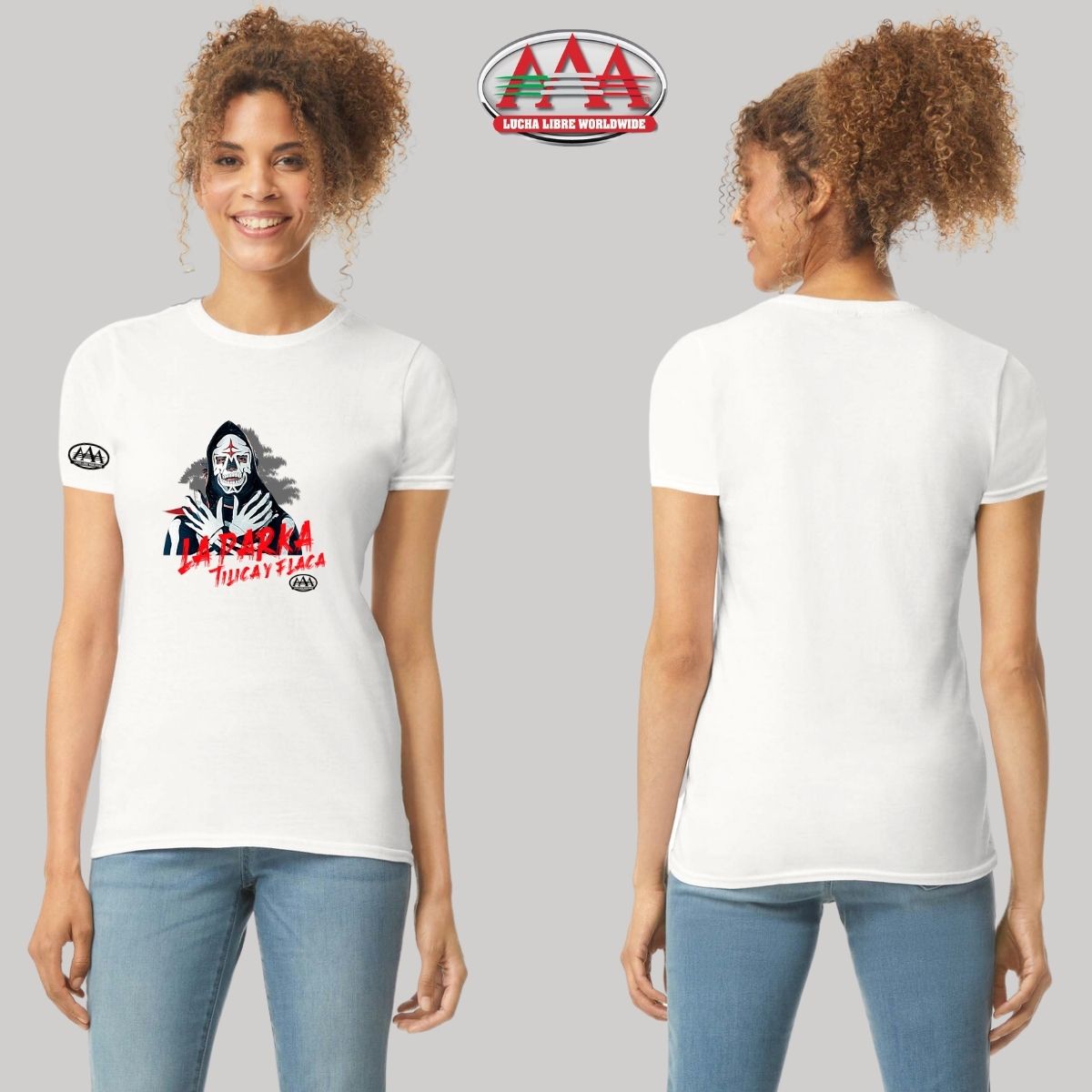 Playera Mujer Lucha Libre AAA Parka Tilica Flaca