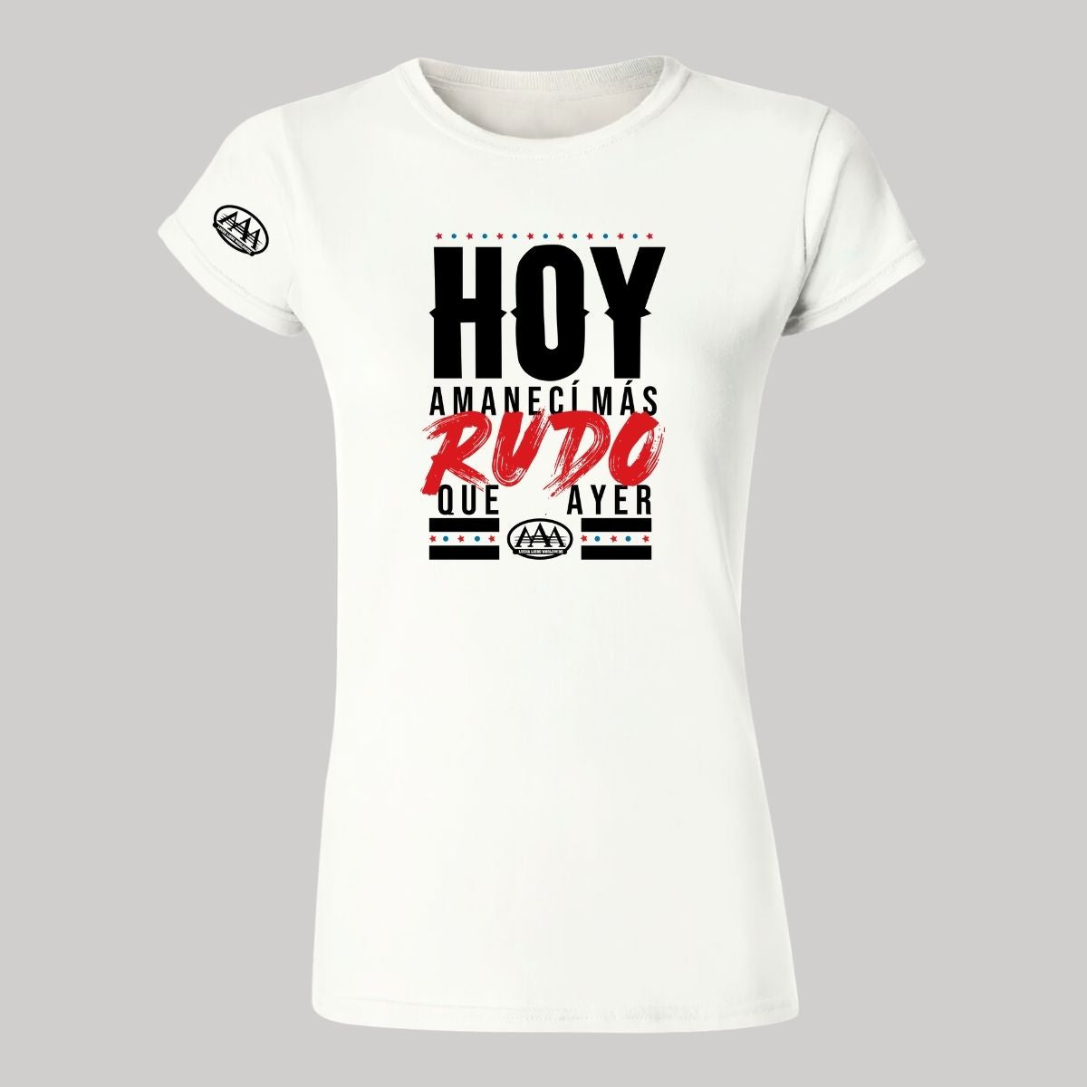 Jersey Playera Lucha Libre AAA Mujer Amanecí Más Rudo