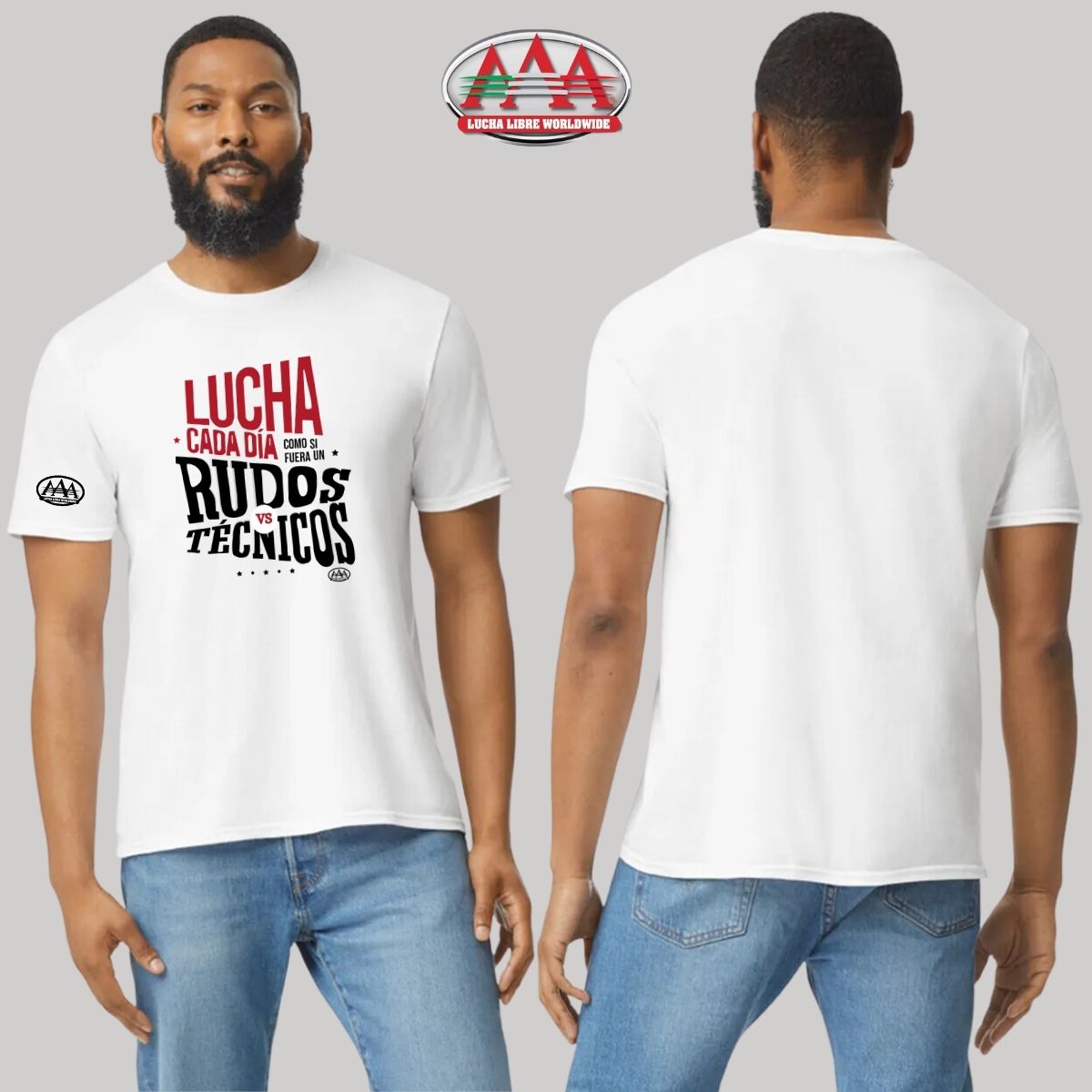 Jersey Playera Lucha Libre AAA Hombre Lucha cada día