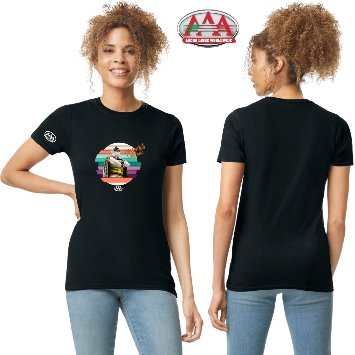 Jersey Playera Lucha Libre AAA W Mujer Mascarita Sagrada