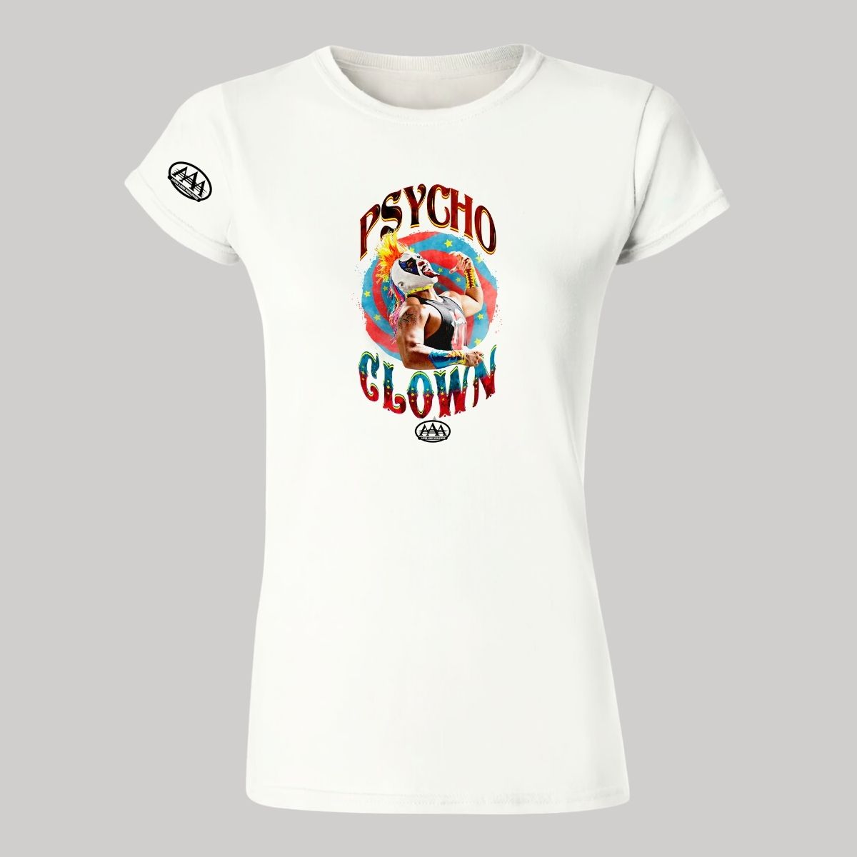 Jersey Playera Lucha Libre AAA Mujer Psycho Clown AAA