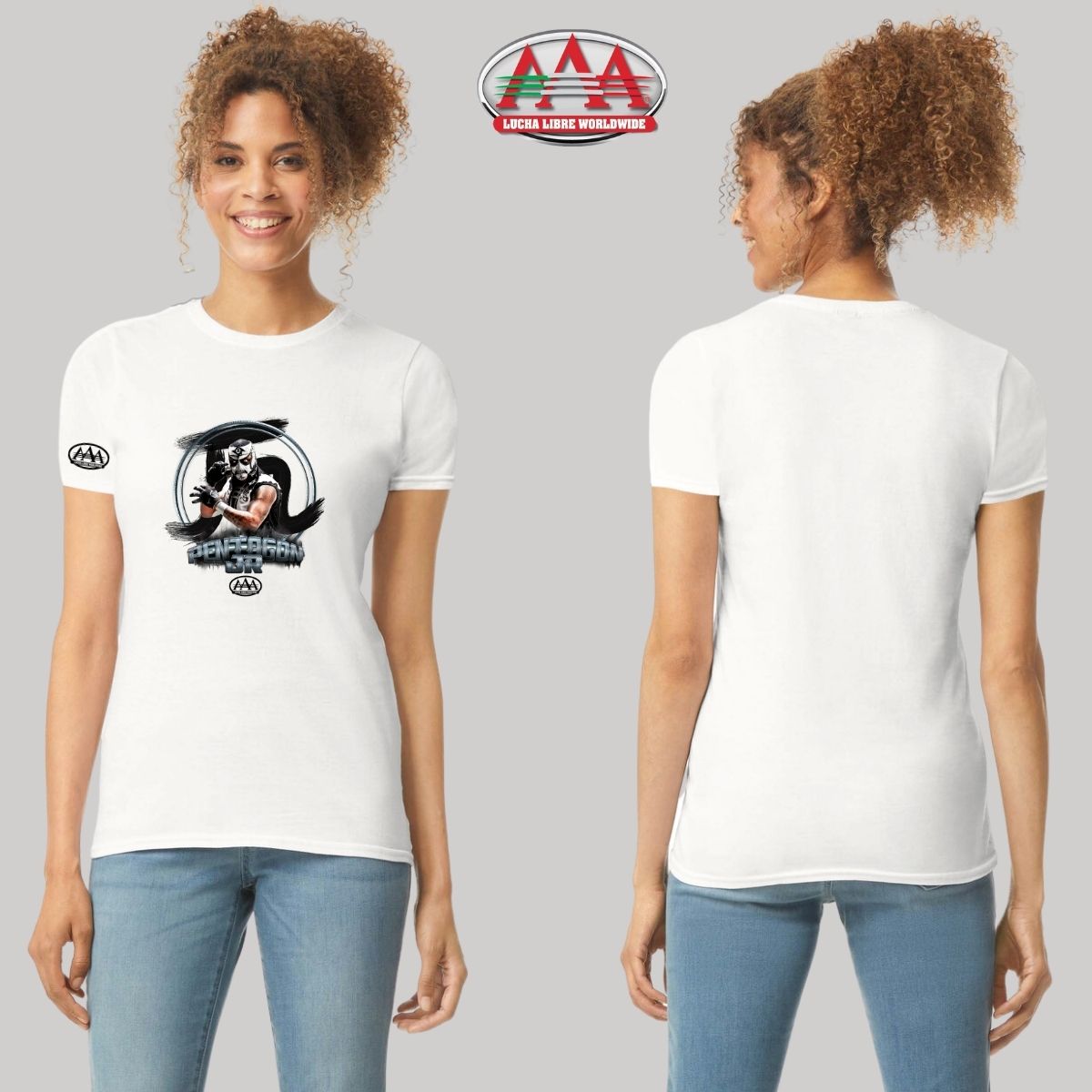 Jersey Playera Lucha Libre AAA Mujer Pentagón Jr