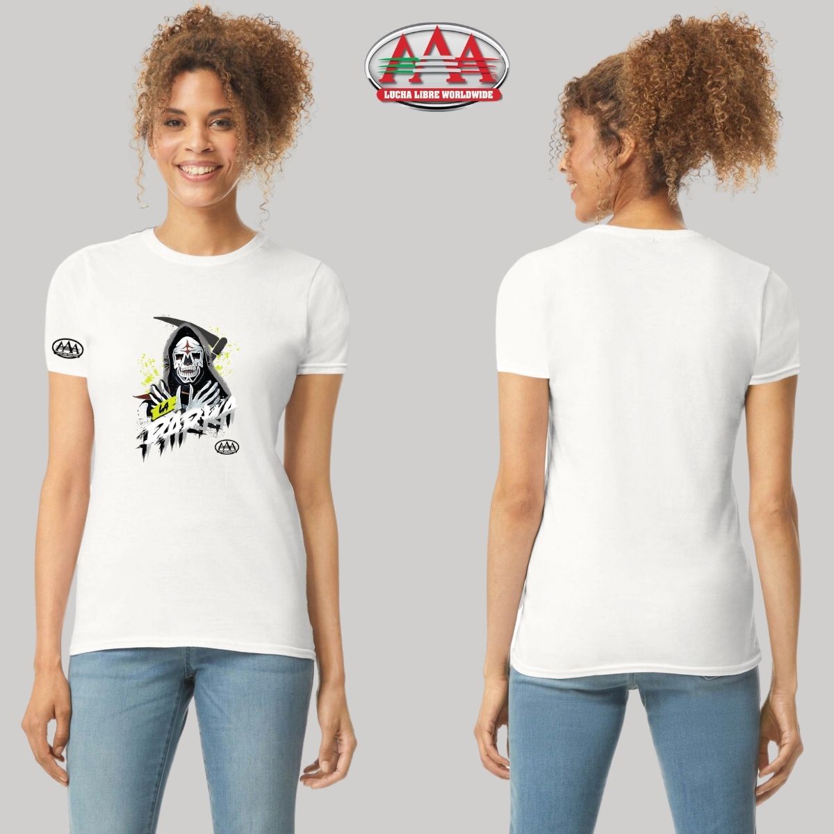 Jersey Playera Lucha Libre AAA Mujer Luchador La Parka