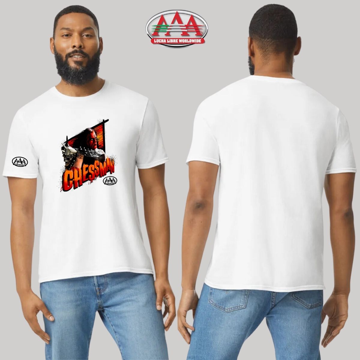 Playera Hombre Lucha Libre AAA Luchadores Chessman