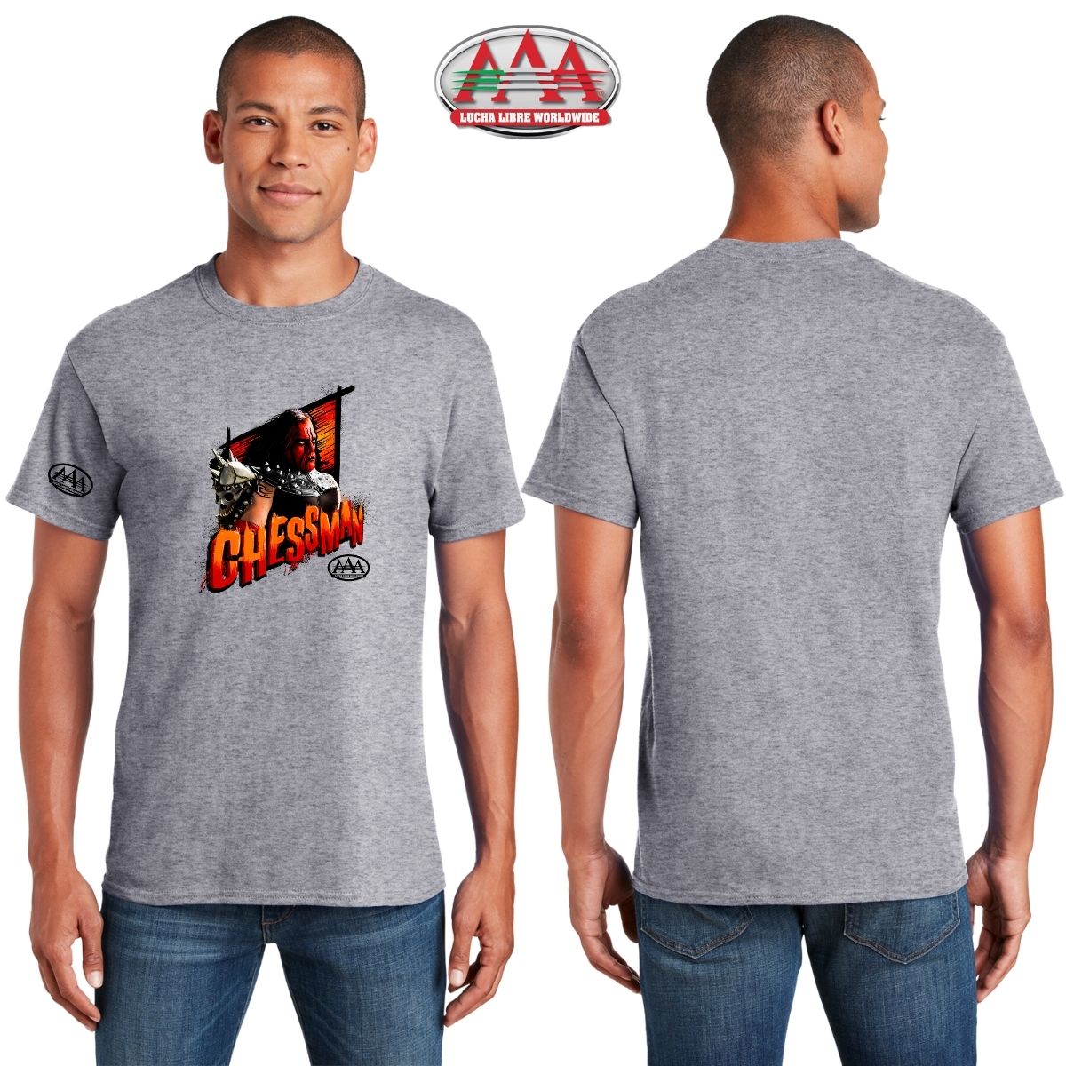 Playera Hombre Lucha Libre AAA Luchadores Chessman